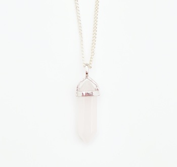 Gemstone point necklace