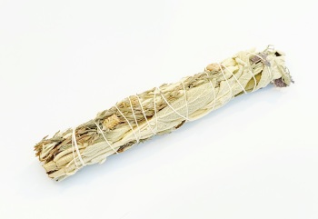 Wild & organic white sage and lavender smudge stick