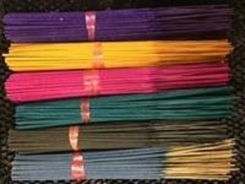 Unscented Incense Sticks YELLOW x 100 *DISCONTINUED*