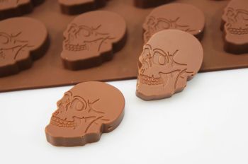 Small Skulls Silicone Mould 12 cavity