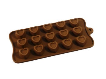 Indented Hearts Silicone Mould