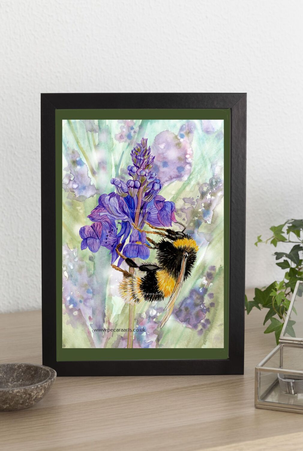 Bee on Nepeta flower.