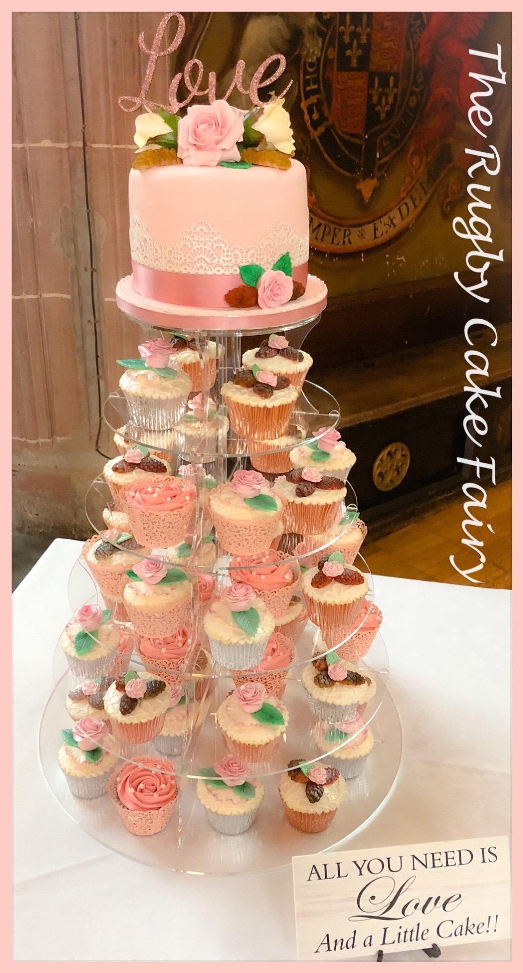 coventry guild hall cupcake tower & top cake