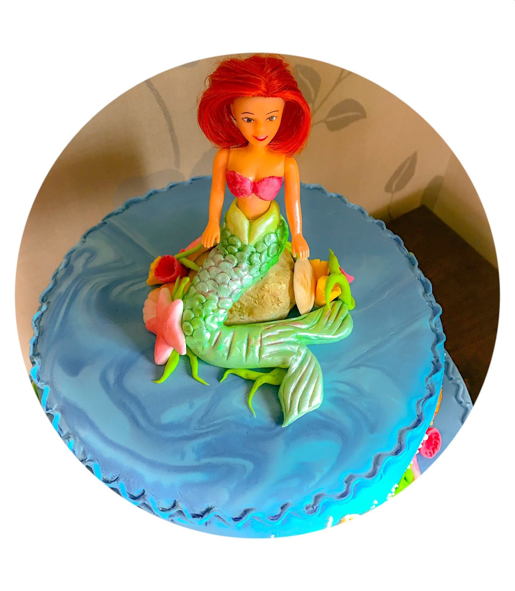 mermaid cake topper