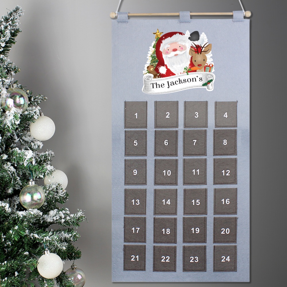 Santa Personalised Advent Calendar 