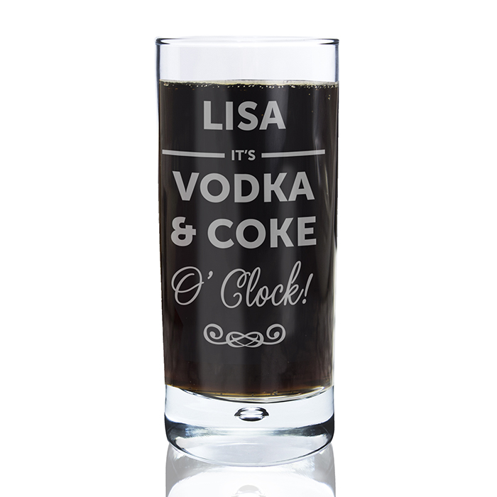 Vodka O'clock Glass 