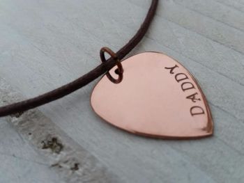 Necklace - Copper - Guitar Daddy Pendant