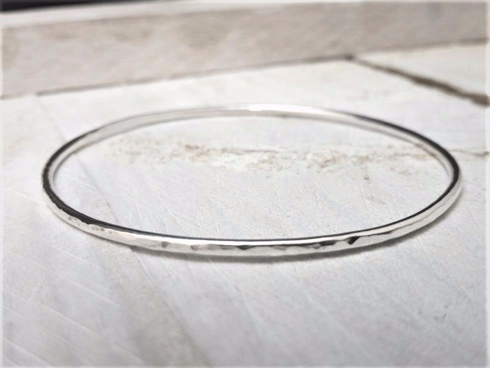 Sterling Silver Slim Stacking Bangle