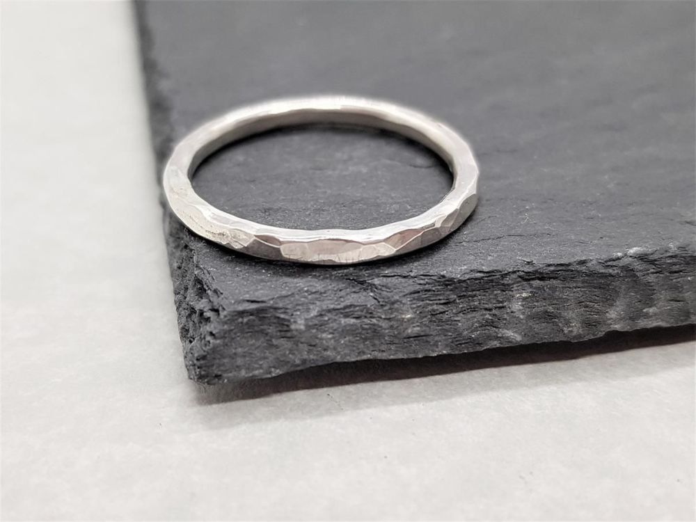 Sterling Silver Ring - Round Spacer Stacker Ring
