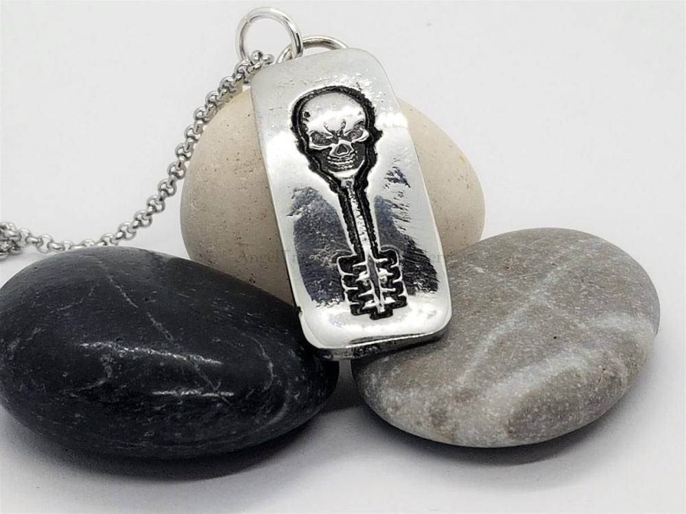 Pewter Rebel Range - Skeleton Key Pendant