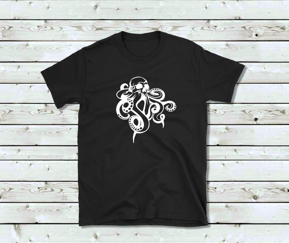 Unisex T Shirt - Octopus Skull