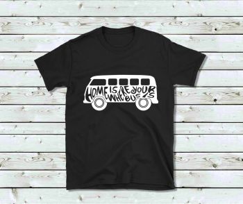 Unisex T Shirt - Home is where your bus is