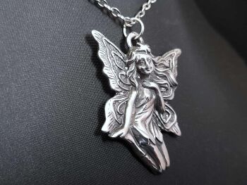 Necklace - Pewter - Fairy