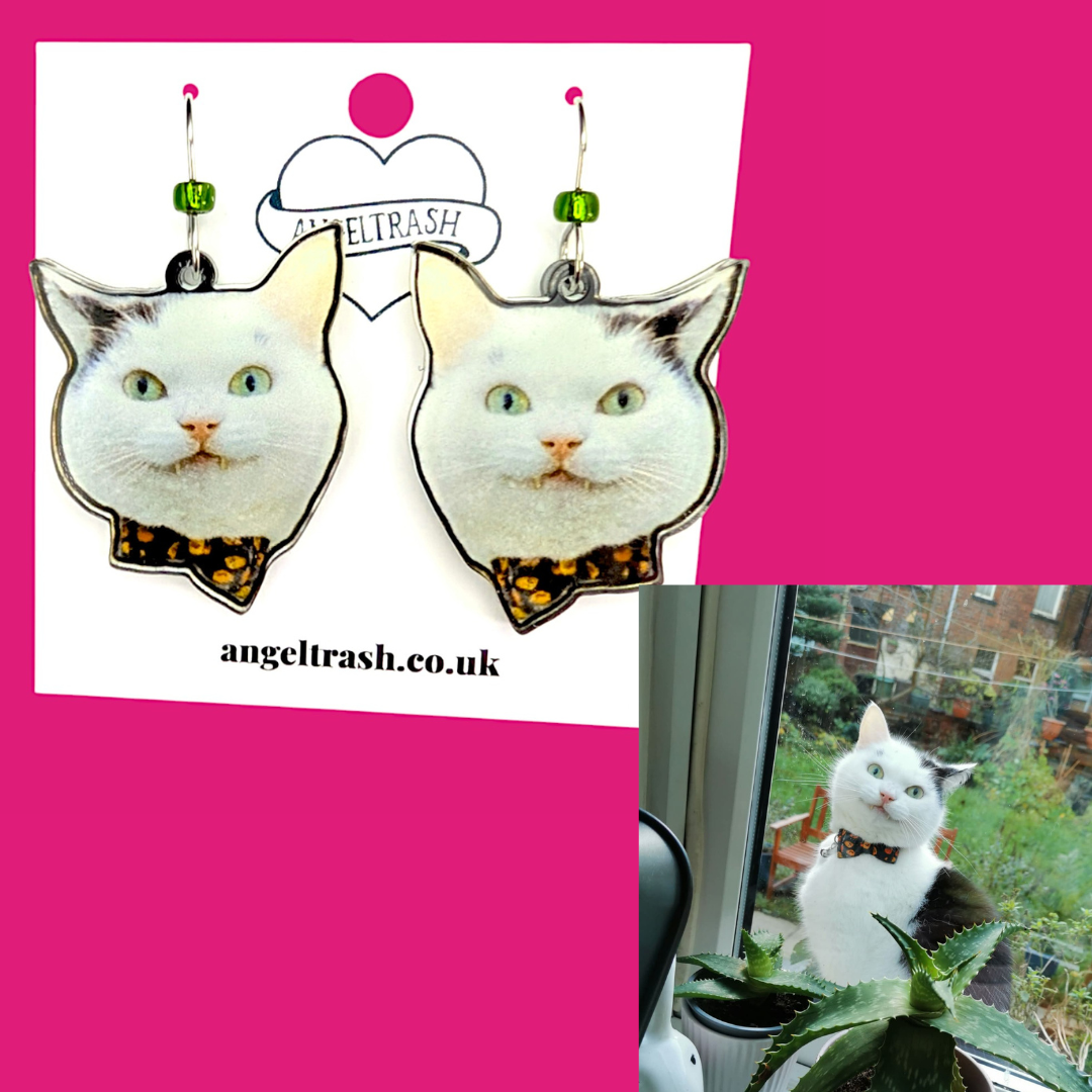 Custom Pet Head Earrings