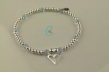Silver and Alexandrite Bracelet