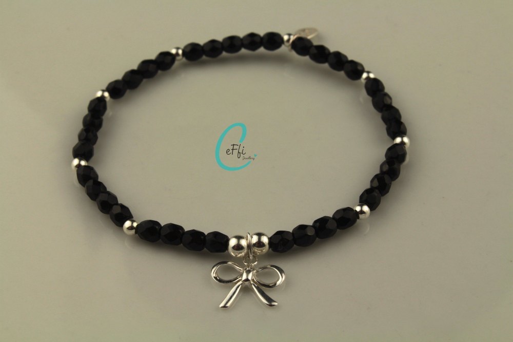 Black and Silver Bracelet