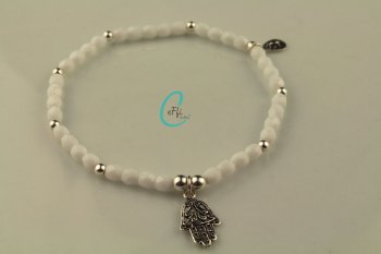 White and Silver Bracelet