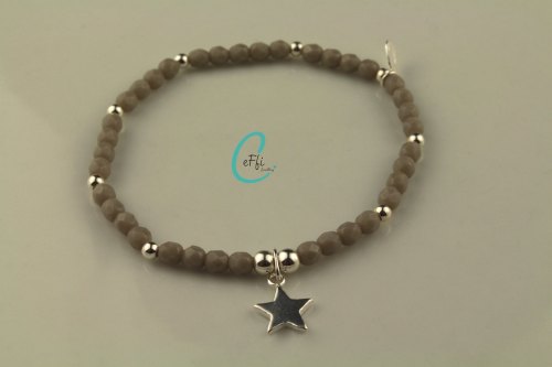 Grey stretch bracelet | Grey | CeFfi