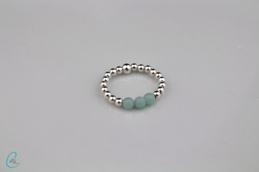 Amazonite Colour Pop Ring