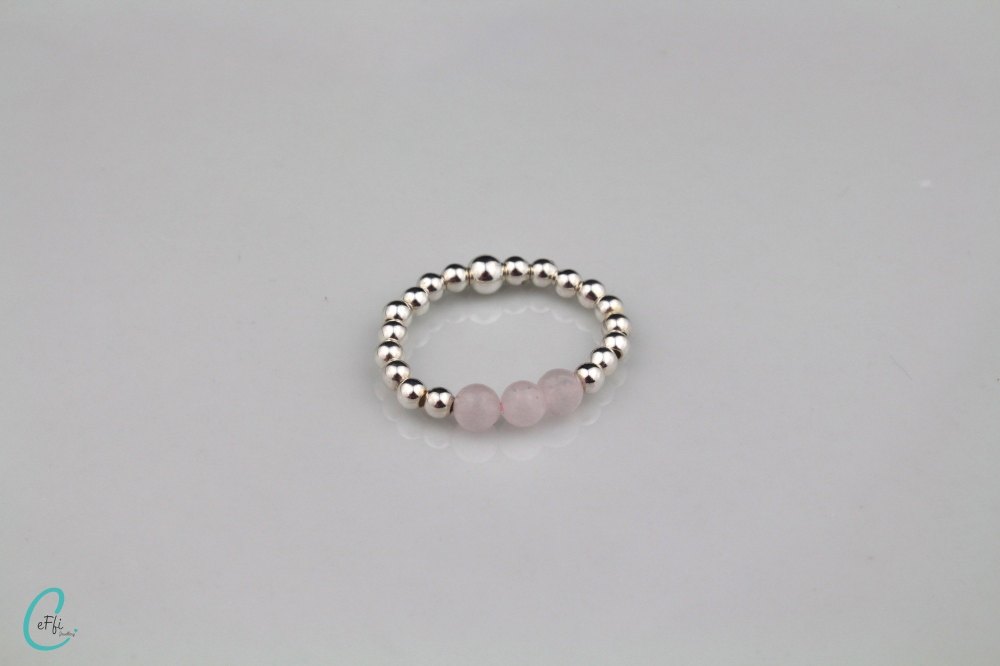 Rose Quartz Colour Pop Ring
