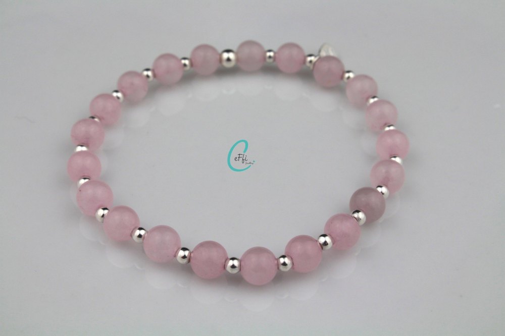 Chunky Rose Bobble Bracelet