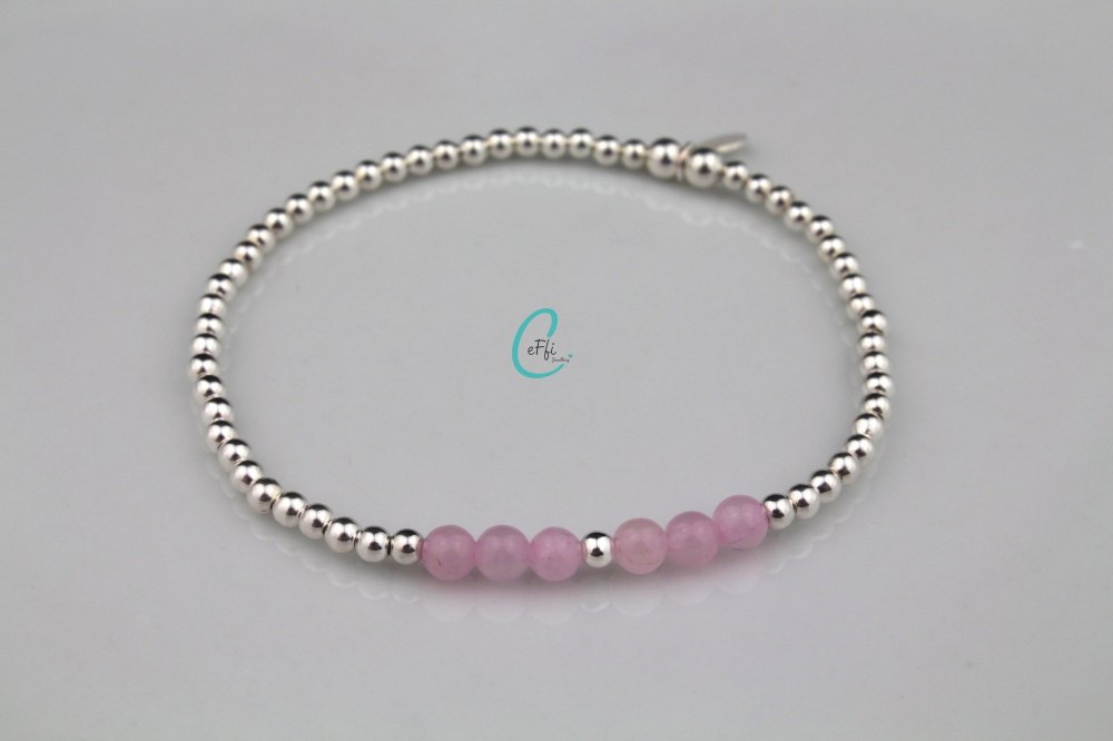 Rose Quartz Colour Pop Bracelet