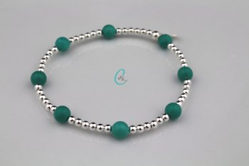 Chunky Colour Pop Bracelet - Turquoise