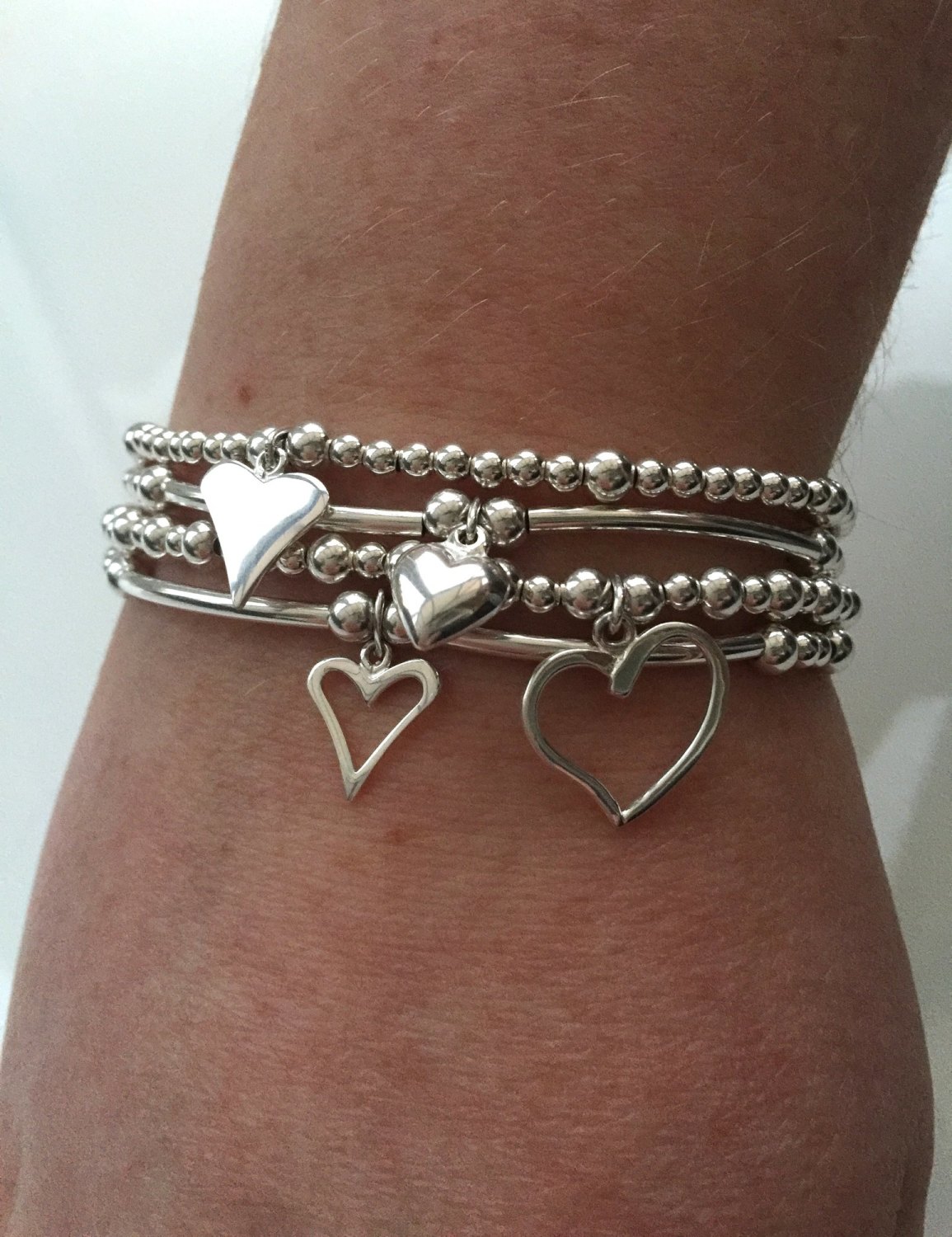 Silver Stack Bracelets Deals, 59% OFF 