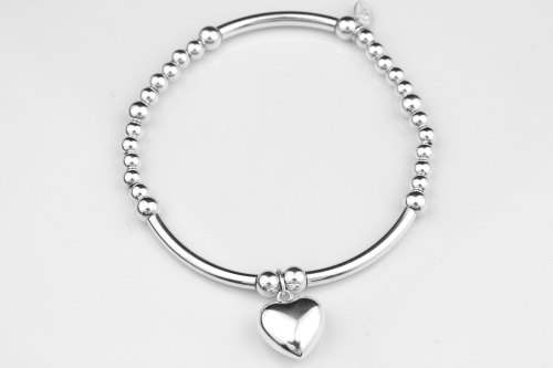 Chunky heart stretch bracelet | CeFfi