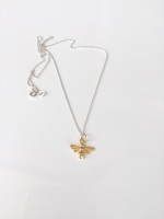 <!-- 005 -->Gold Bee Necklace