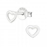 <!-- 115 -->Dainty Open Heart Earrings