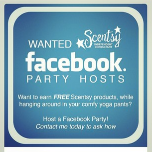 facebook party host scentsy