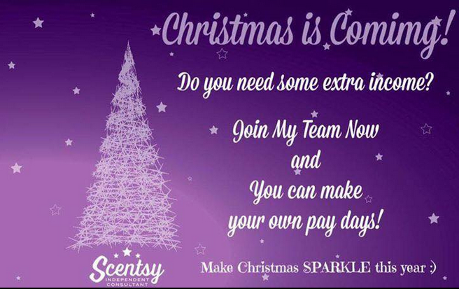 earn money for christmas scentsy