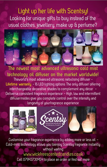 light up her life with scentsy oil diffuser