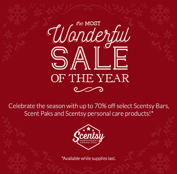 scentsy sale december 3 wickfree scented candles