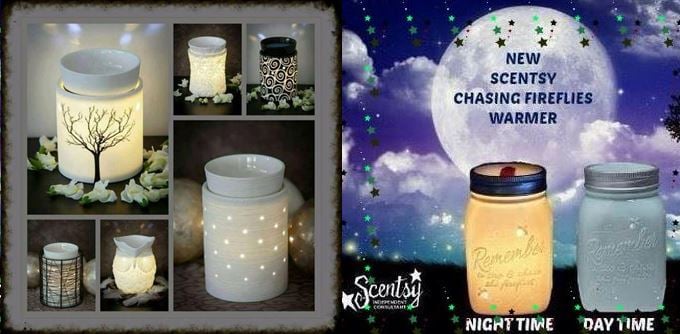 fab glow in the dark scentsy warmers