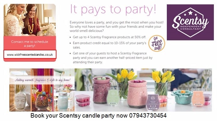 book a scentsy candle party