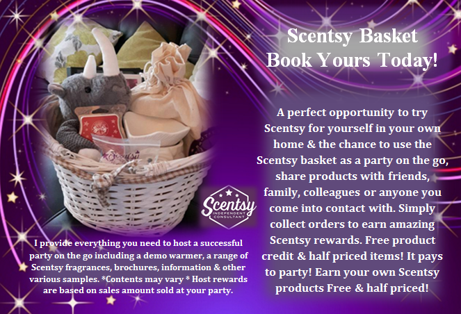 basket party flyer scentsy