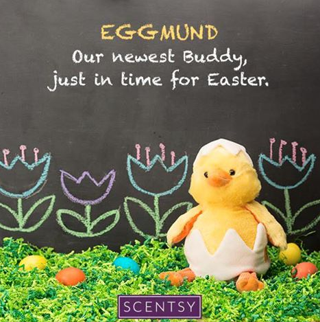 eggmund newest scentsy buddy easter