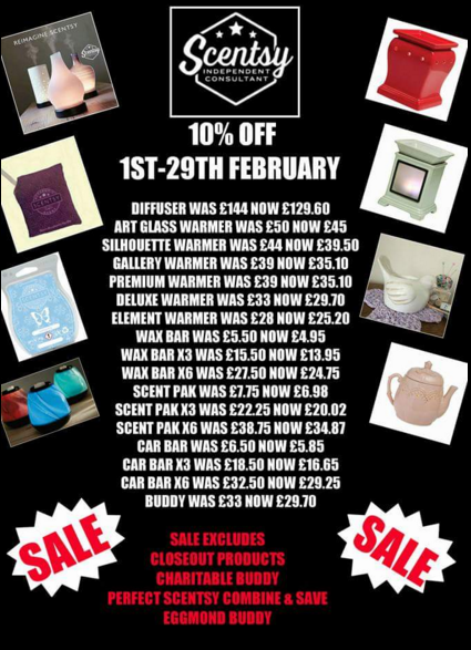 february scentsy sale