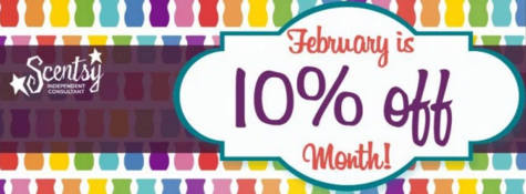 february 10 per cent off month scentsy