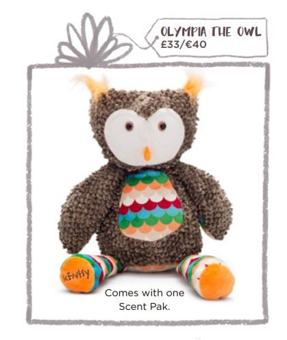 olympia the owl gift scentsy wick free scented candles