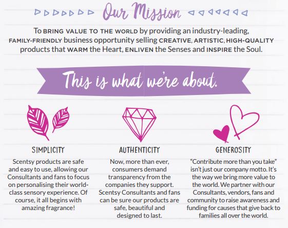 our mission scentsy