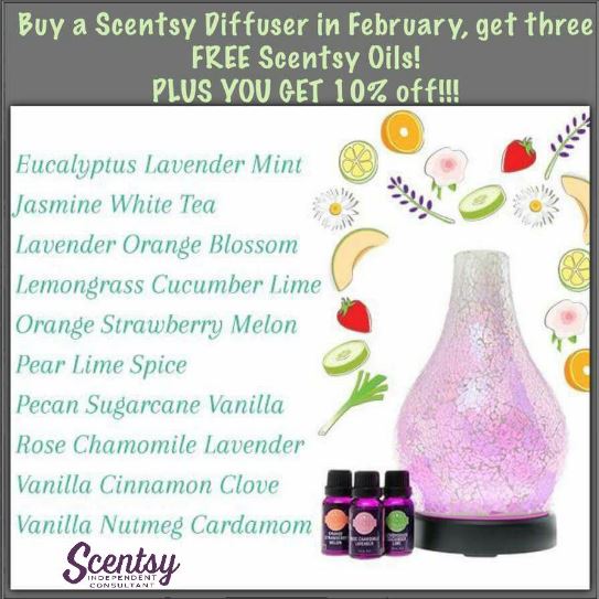 scentsy diffuser offer feb