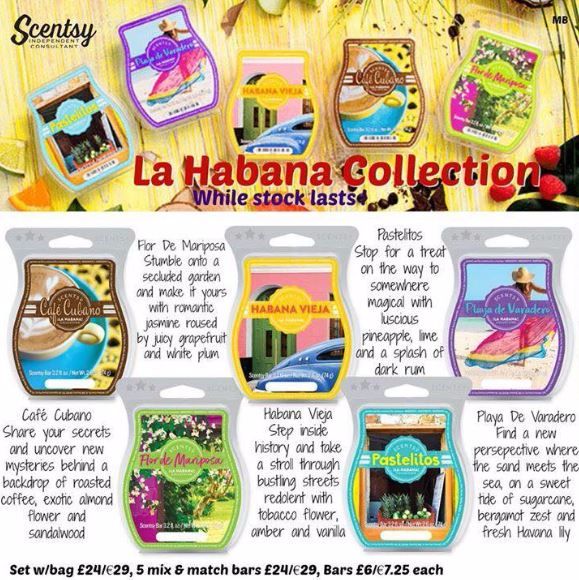 la habana collection scentsy wick free scented candles