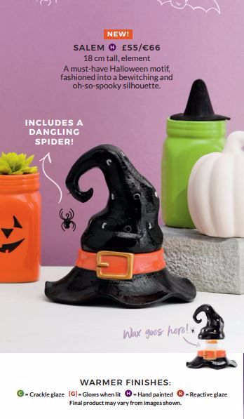 SCENTSY SALEM HALLOWEEN WARMER WICK FREE SCENTED CANDLES