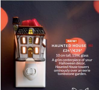 HAUNTED HOUSE MINI WARMER WICK FREE SCENTED CANDLES SCENTSY