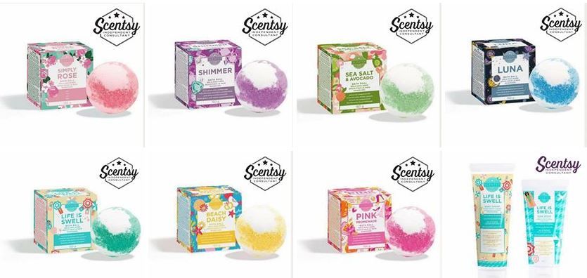 scentsy bodycare range balls and creams