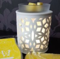 DARLING WHITE SCENTSY WARMER WICK FREE SCENTED CANDLES