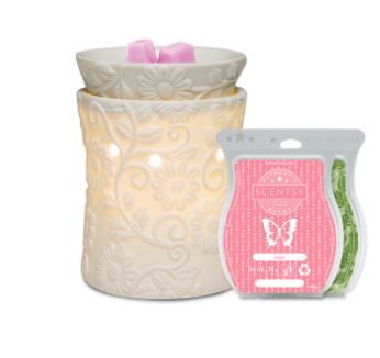 FLOWER SCENTSY CANDLES